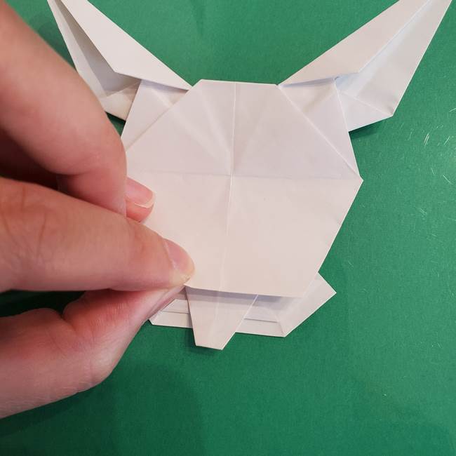 ポケモンの折り紙 ワンパチの折り方作り方①折り方(56)