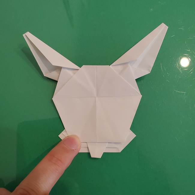 ポケモンの折り紙 ワンパチの折り方作り方①折り方(57)