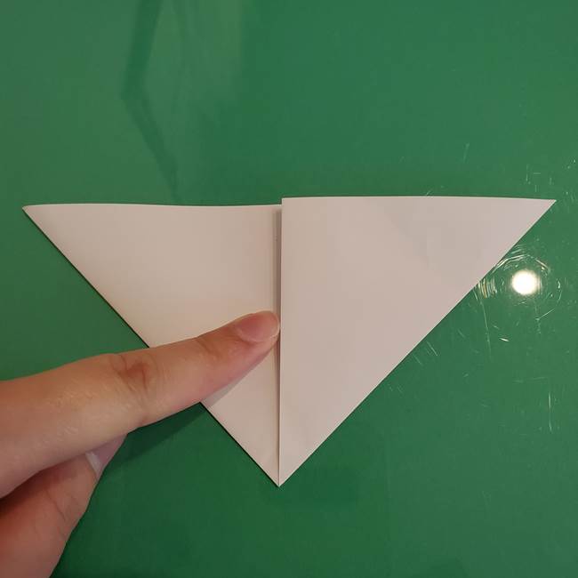 ポケモンの折り紙 ワンパチの折り方作り方①折り方(8)