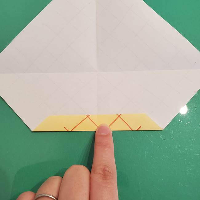 折り紙 メロンパンの折り方作り方(11)