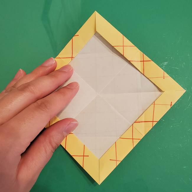 折り紙 メロンパンの折り方作り方(17)