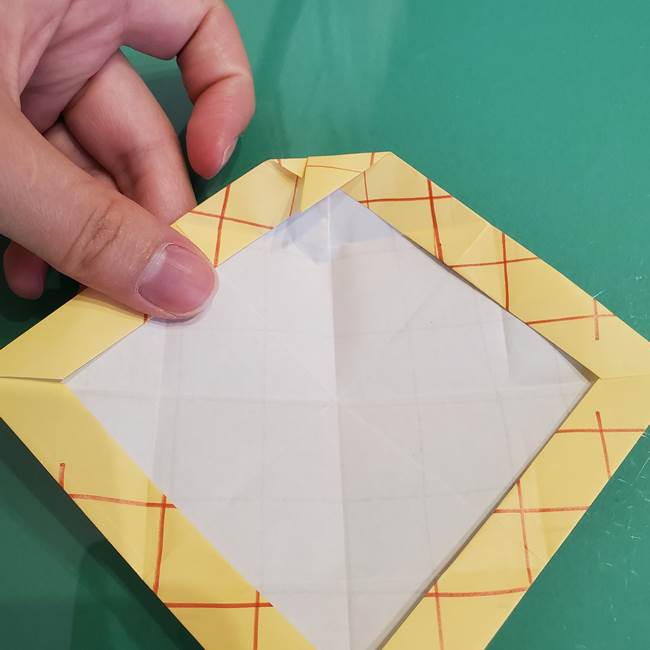 折り紙 メロンパンの折り方作り方(22)
