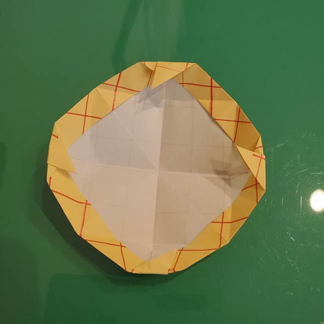 折り紙 メロンパンの折り方作り方(23)