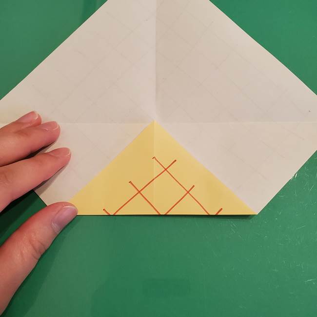 折り紙 メロンパンの折り方作り方(7)