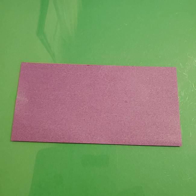 折り紙でなすを立体的につくる折り方作り方①実(2)