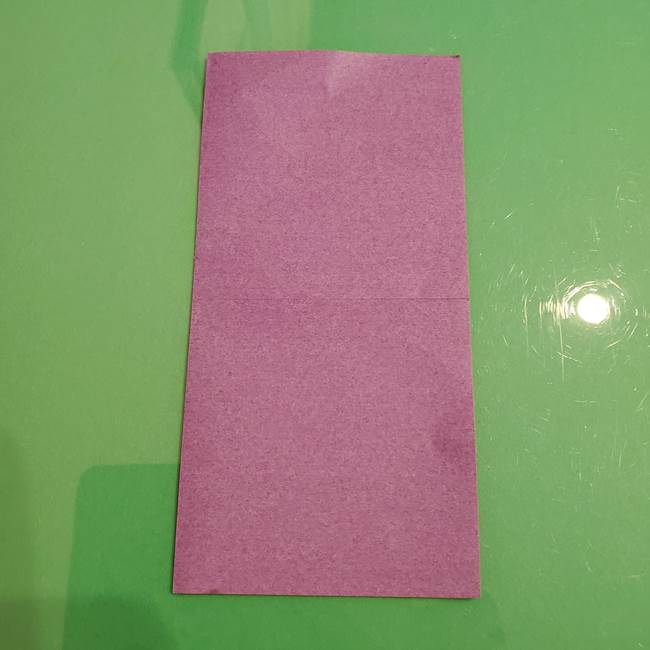 折り紙でなすを立体的につくる折り方作り方①実(4)