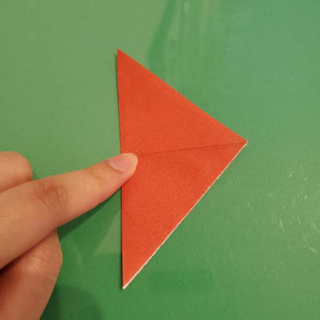 折り紙のひまわり 立体的で少し難しい作り方折り方①貼り合わせ(5)