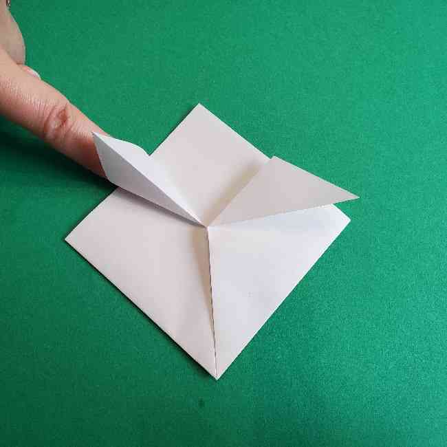 折り紙のミミィちゃんの折り方作り方②顔 (5)