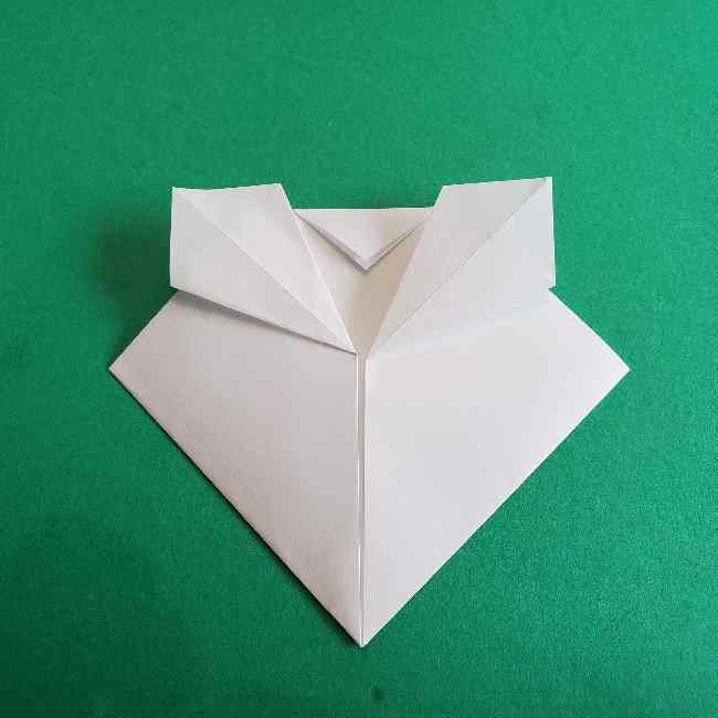 折り紙のミミィちゃんの折り方作り方②顔 (8)