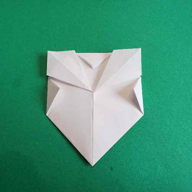 折り紙のミミィちゃんの折り方作り方②顔 (9)