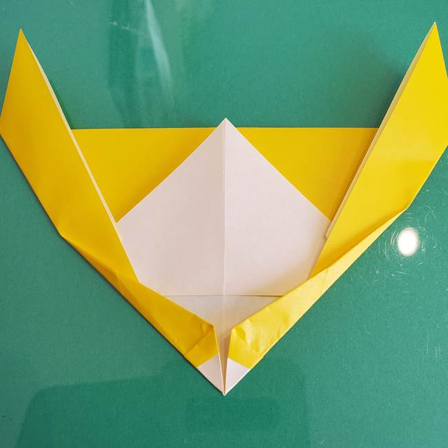 貼り合わせて折り紙のザマゼンタの完成♪(5)