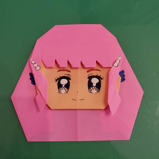 プリキュア ローラの折り紙 トロピカルージュ キュアラメール 折り方作り方 子供と楽しむ折り紙 工作