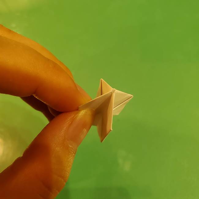 お月見団子のの折り紙(立体)の折り方作り方(26)