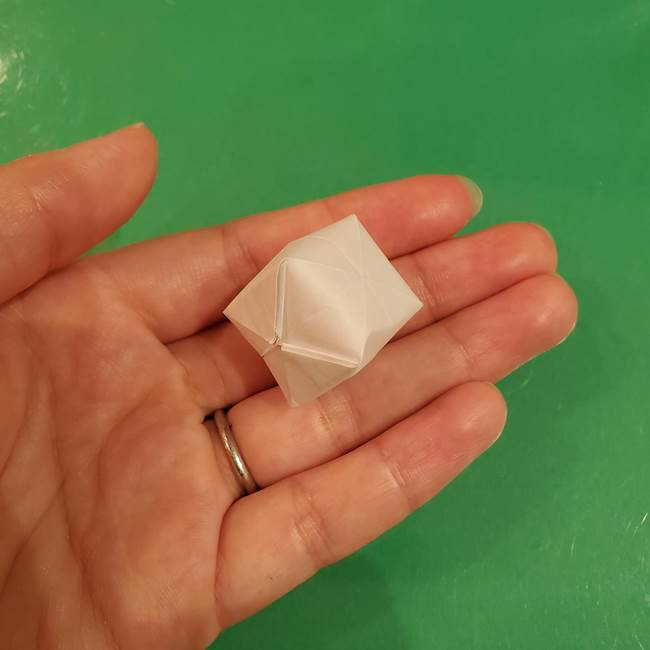 お月見団子のの折り紙(立体)の折り方作り方(27)
