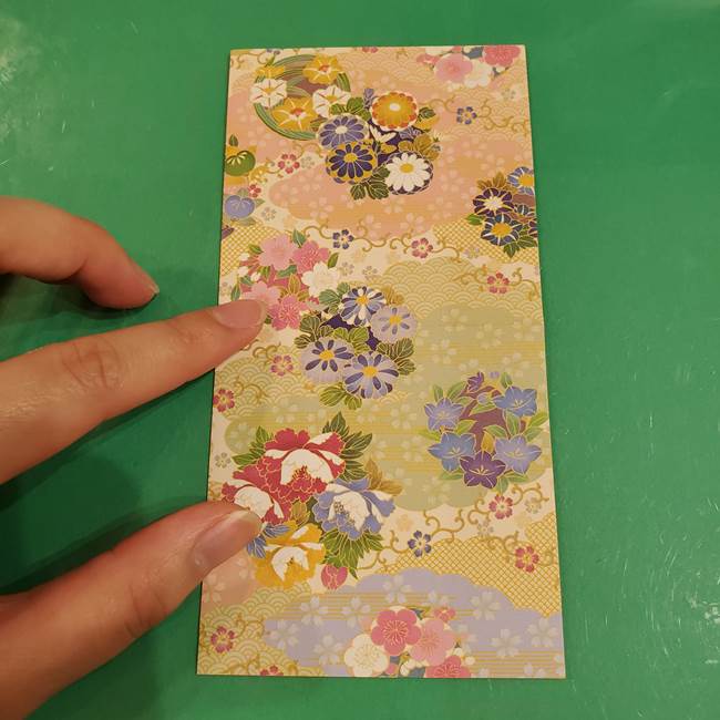 お月見団子の台の折り紙★三宝(三方)の折り方作り方(4)