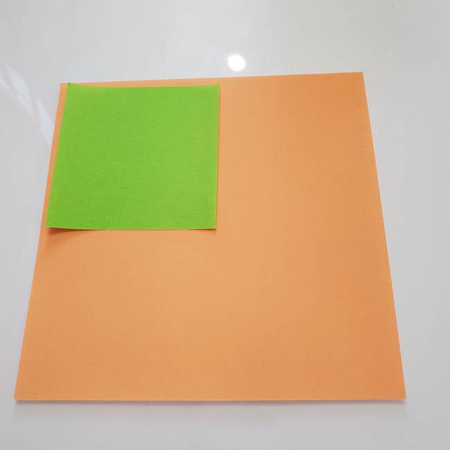 ほおずきの折り紙は平面で簡単！用意するもの
