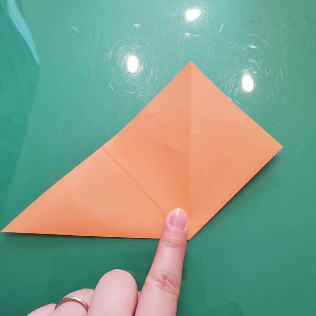 ほおずきの折り紙(平面) 簡単な折り方作り方①実(10)