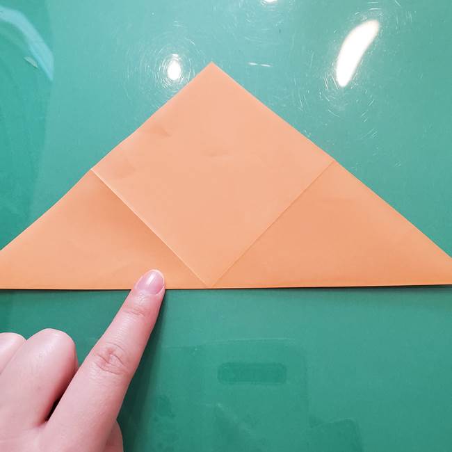 ほおずきの折り紙(平面) 簡単な折り方作り方①実(6)
