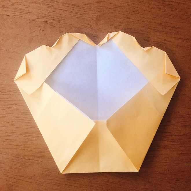クリームパンダの折り紙 簡単な作り方折り方 (9)