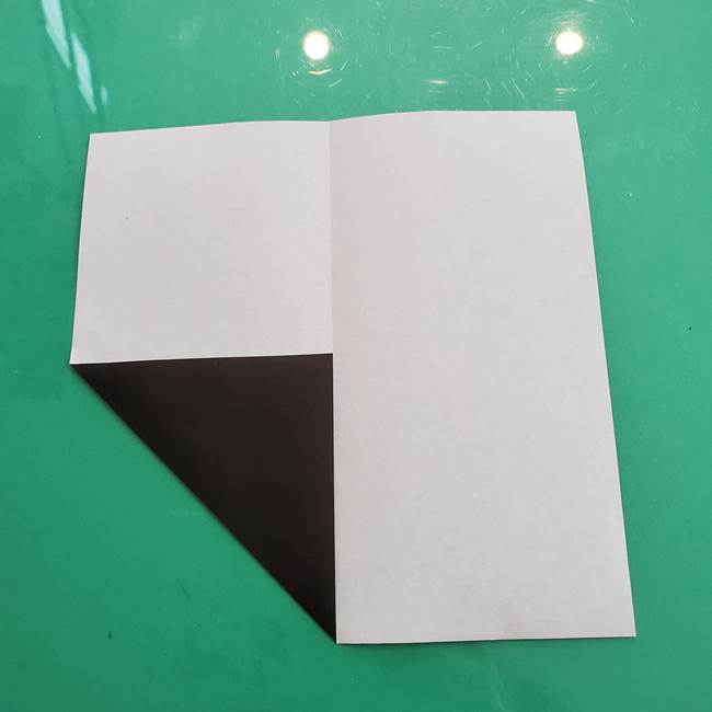 クロミちゃんの折り紙 折り方作り方①顔1(4)