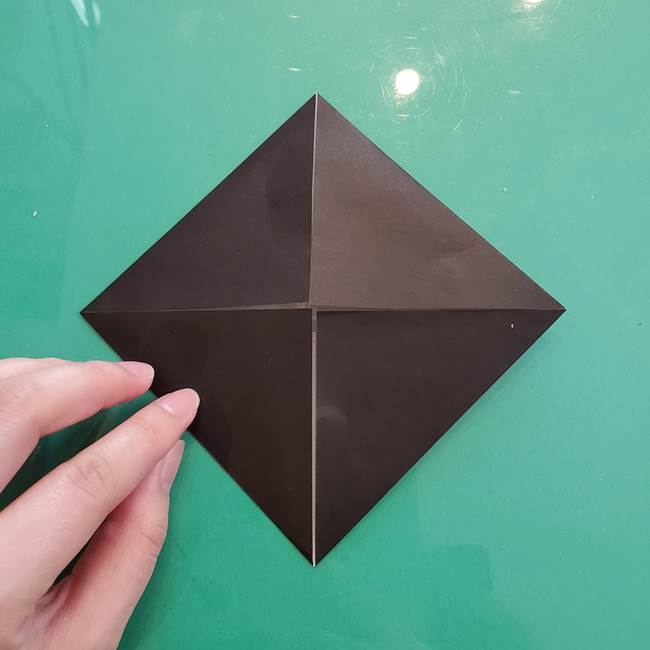 クロミちゃんの折り紙 折り方作り方①顔1(5)