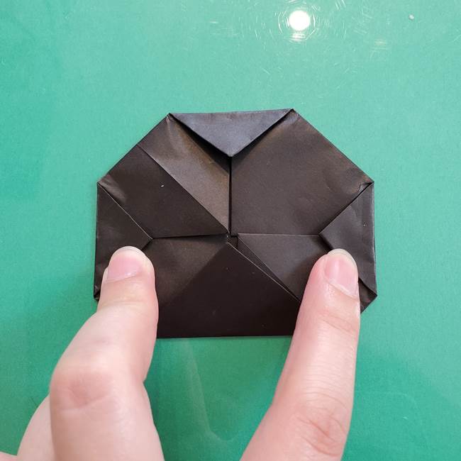 クロミちゃんの折り紙 折り方作り方①顔1(9)
