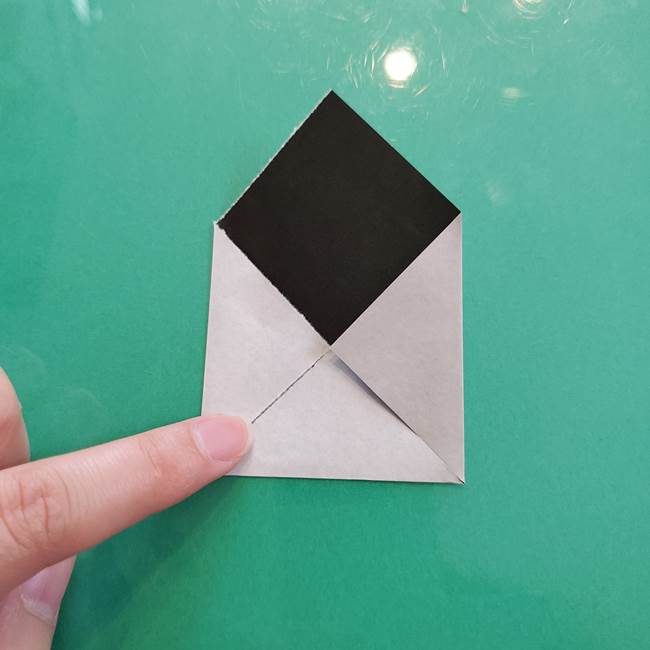 クロミちゃんの折り紙 折り方作り方②顔2(11)