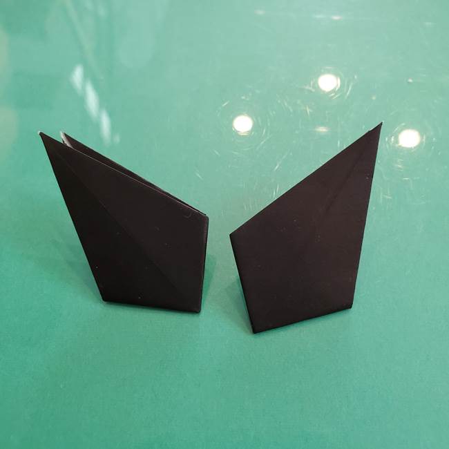 クロミちゃんの折り紙 折り方作り方③耳(11)