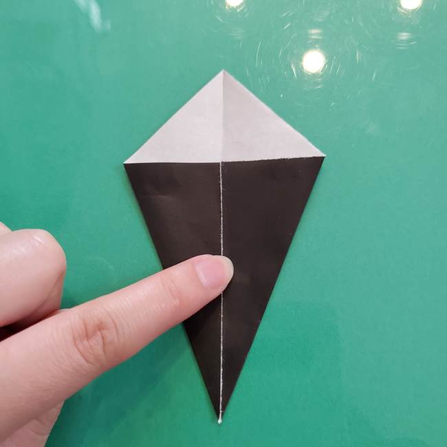 クロミちゃんの折り紙 折り方作り方③耳(4)