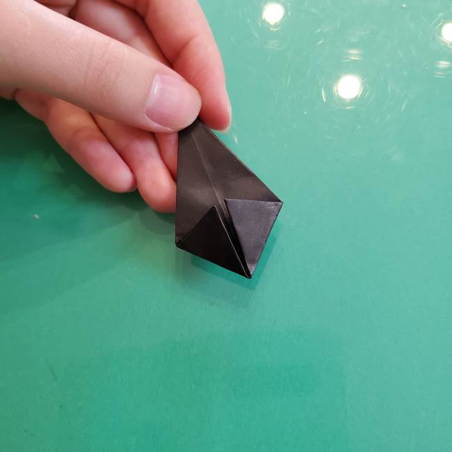 クロミちゃんの折り紙 折り方作り方③耳(9)