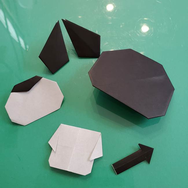 クロミちゃんの折り紙 折り方作り方⑤しっぽ(10)