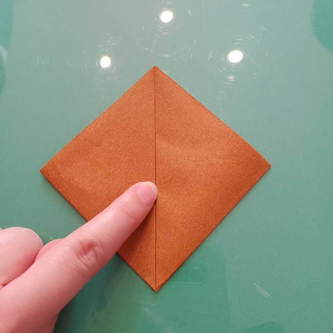 セミの折り紙製作｜3歳からＯＫな折り方作り方(4)