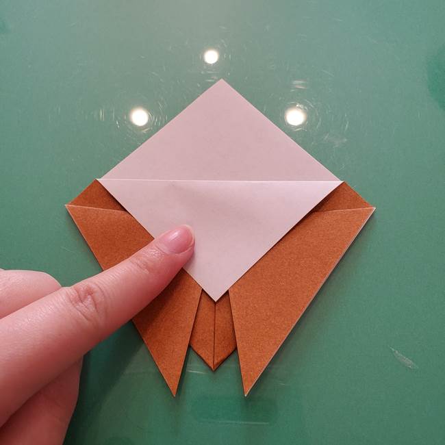 セミの折り紙製作｜3歳からＯＫな折り方作り方(6)