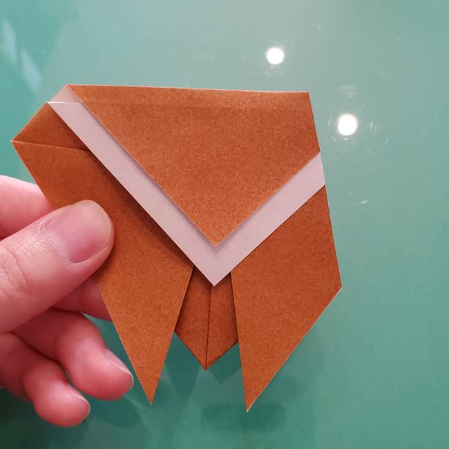 セミの折り紙製作｜3歳からＯＫな折り方作り方(8)