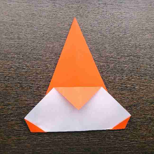 ドキンちゃんの折り紙(顔) 折り方作り方 (7)