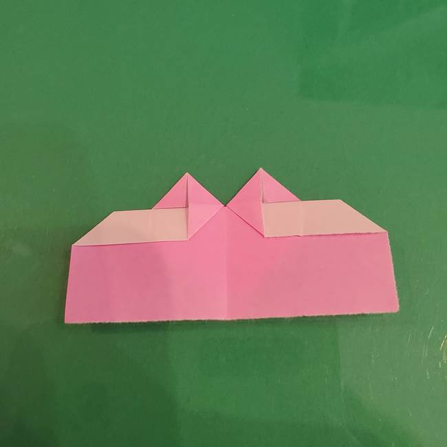 プリキュアくるるん 折り紙の折り方作り方【トロピカルージュ】①耳(13)