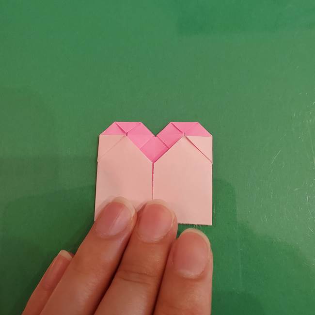 プリキュアくるるん 折り紙の折り方作り方【トロピカルージュ】①耳(15)