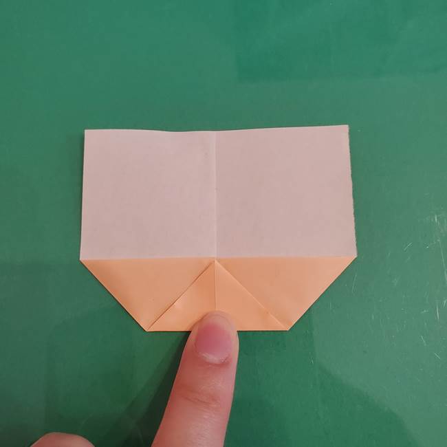 プリキュアのローラ 折り紙の折り方作り方【トロピカルージュ キュアラメール】①顔(5)
