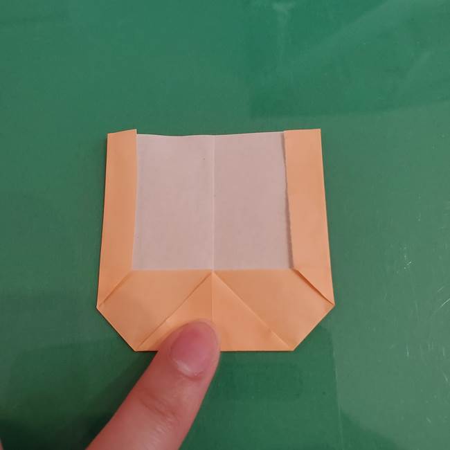 プリキュアのローラ 折り紙の折り方作り方【トロピカルージュ キュアラメール】①顔(6)