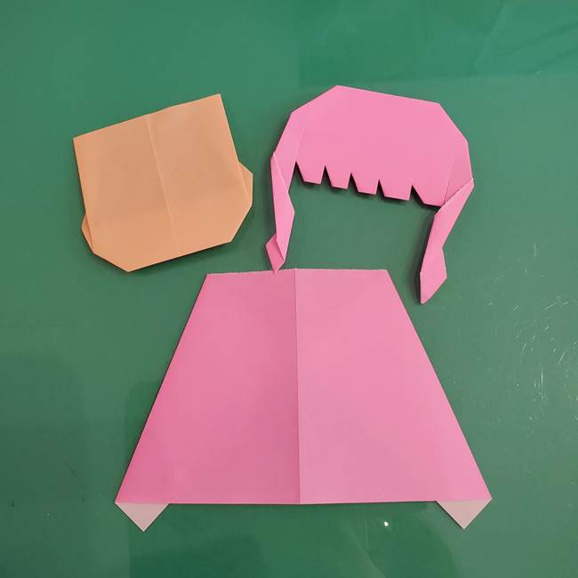 プリキュアのローラ 折り紙の折り方作り方【トロピカルージュ キュアラメール】④完成(1)