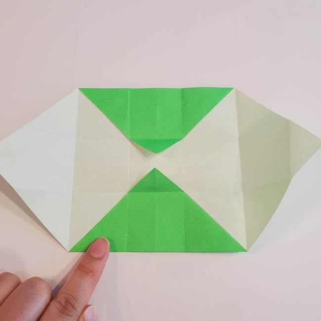 折り紙 クリーバーの折り方作り方(16)