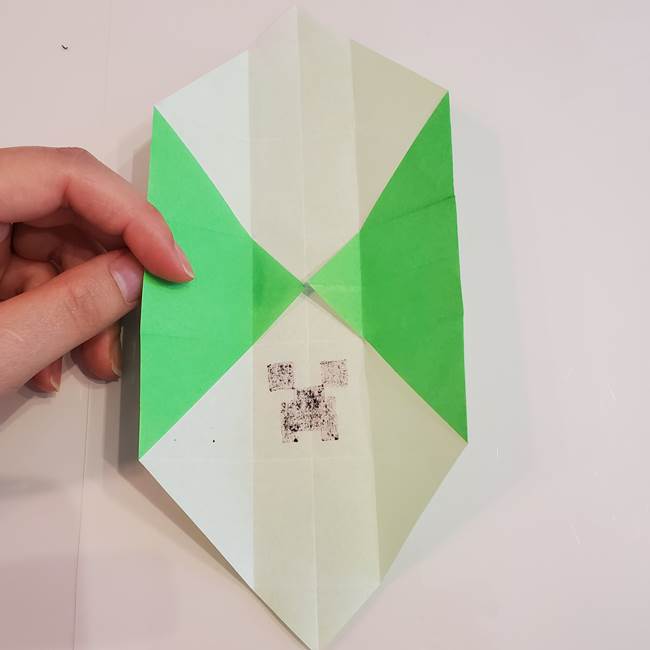 折り紙 クリーバーの折り方作り方(23)