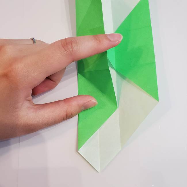 折り紙 クリーバーの折り方作り方(24)