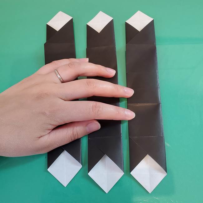 折り紙 マイクラのウィザーの簡単な折り方(3)