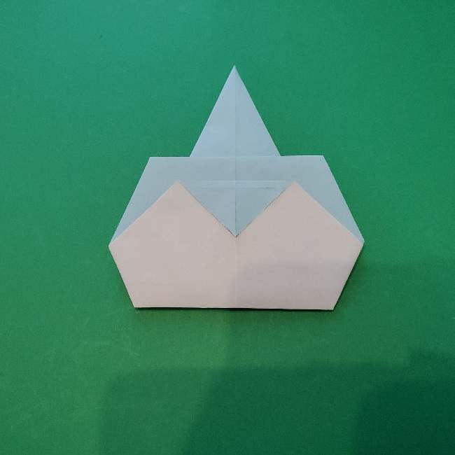 折り紙でコキンちゃんをつくる折り方作り方 (17)