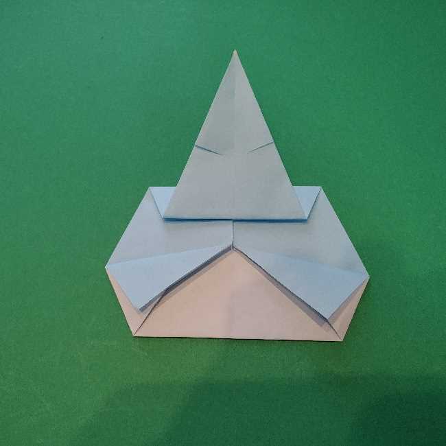 折り紙でコキンちゃんをつくる折り方作り方 (19)
