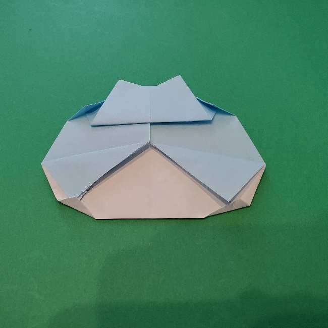 折り紙でコキンちゃんをつくる折り方作り方 (23)