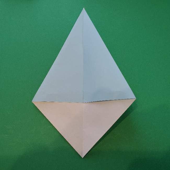 折り紙でコキンちゃんをつくる折り方作り方 (5)