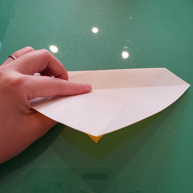 折り紙のセミ 立体的で難しい折り方・作り方(22)