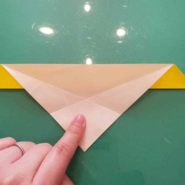 折り紙のセミ 立体的で難しい折り方・作り方(30)
